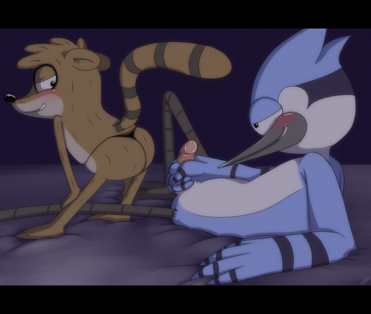 1300px x 1100px - Mordecai want fuck Rigby in ass