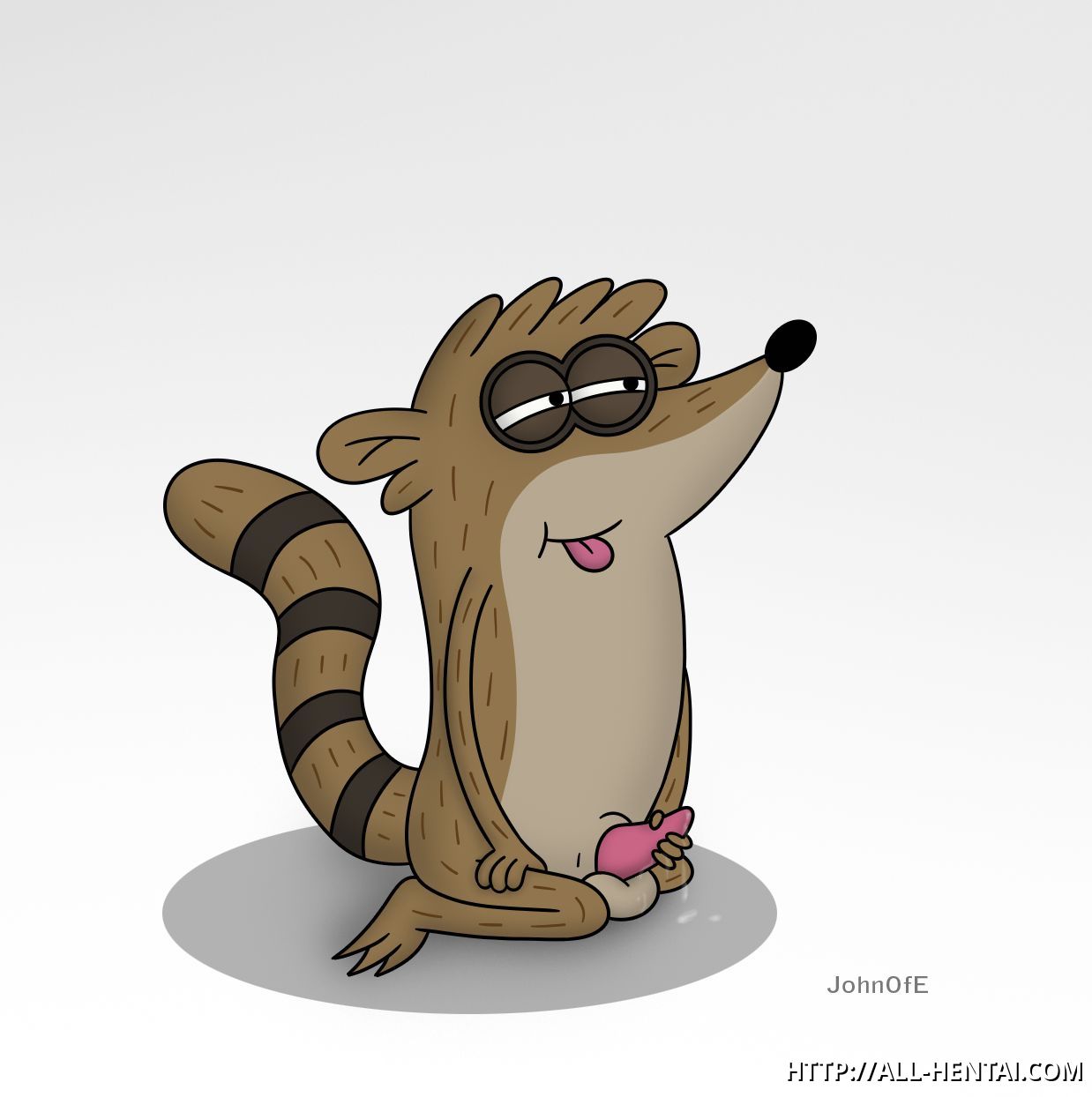 Rigby jerk pink dick – Regular Show Hentai